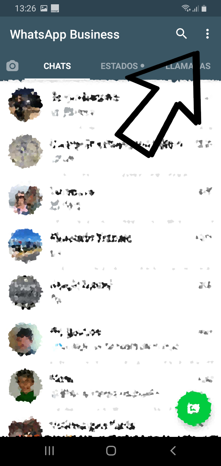 Ajustes de WhatsApp Business