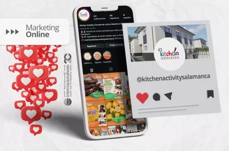 Marketing on-line Kitchen Activity Salamanca: Mejora de presencia en redes sociales y difusión de contenido estratégico.