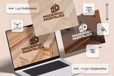 Desarrollo Imagen corporativa Maderas y Montajes: Identidad corporativa, marca profesional
