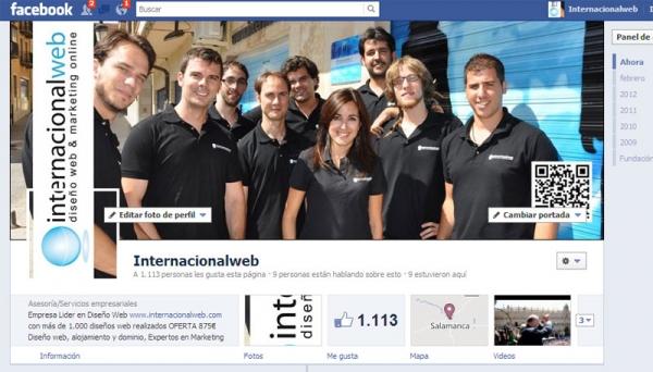 Nuevo diseño de Facebook para las páginas de empresas